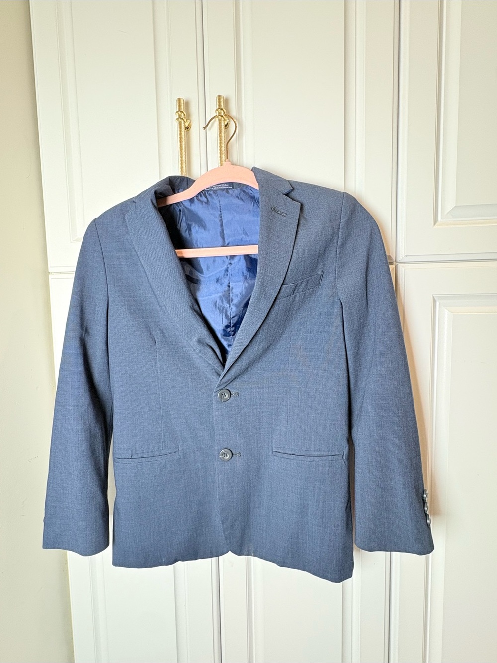 Izod Boys Navy Blue Two-Button Blazer